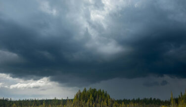 Photo: Benjamin Olson Dark sky over the BWCA